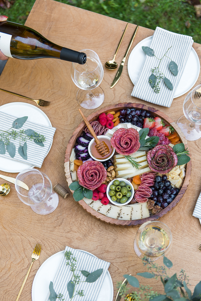 Picnic with charcuterie