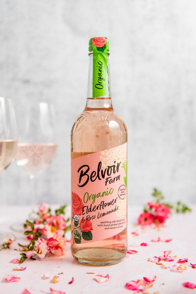 non alcoholic drink from belvoir farm photographed by Connecticut-based food photographer Rebecca Hales