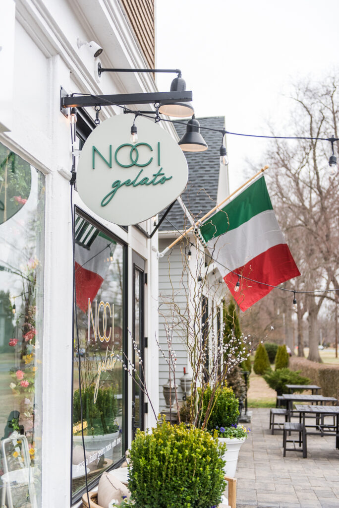 Noci Gelato in Old Wethersfield, shot by food photographer Rebecca Hales