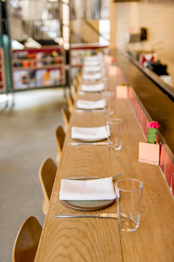 Interior Bar Counter Seating Llama Inn Brooklyn New York